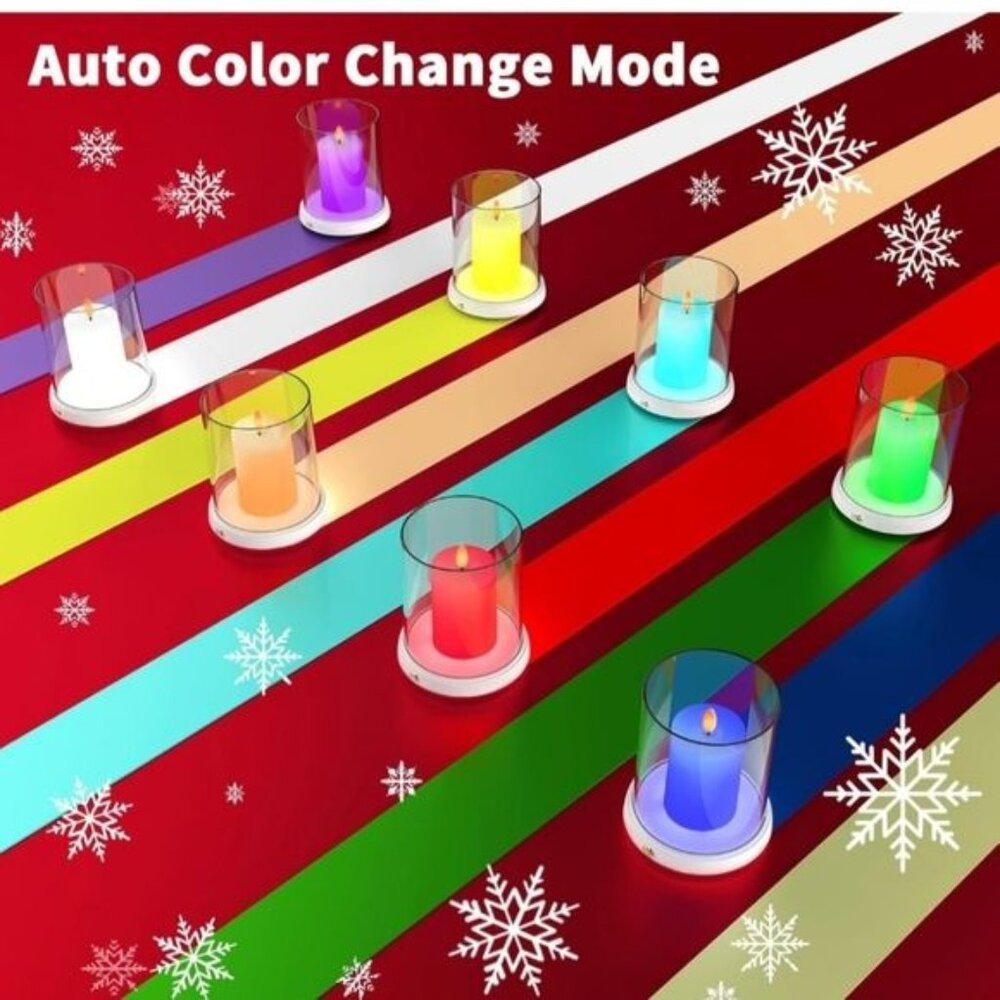 Rechargeable LED Candle Night Light With‎ Remote & Touch Switch - Picture 4 of 4